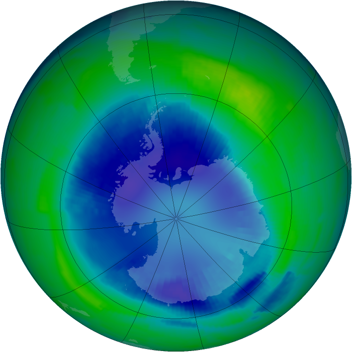 Ozone Map 1997-09-01